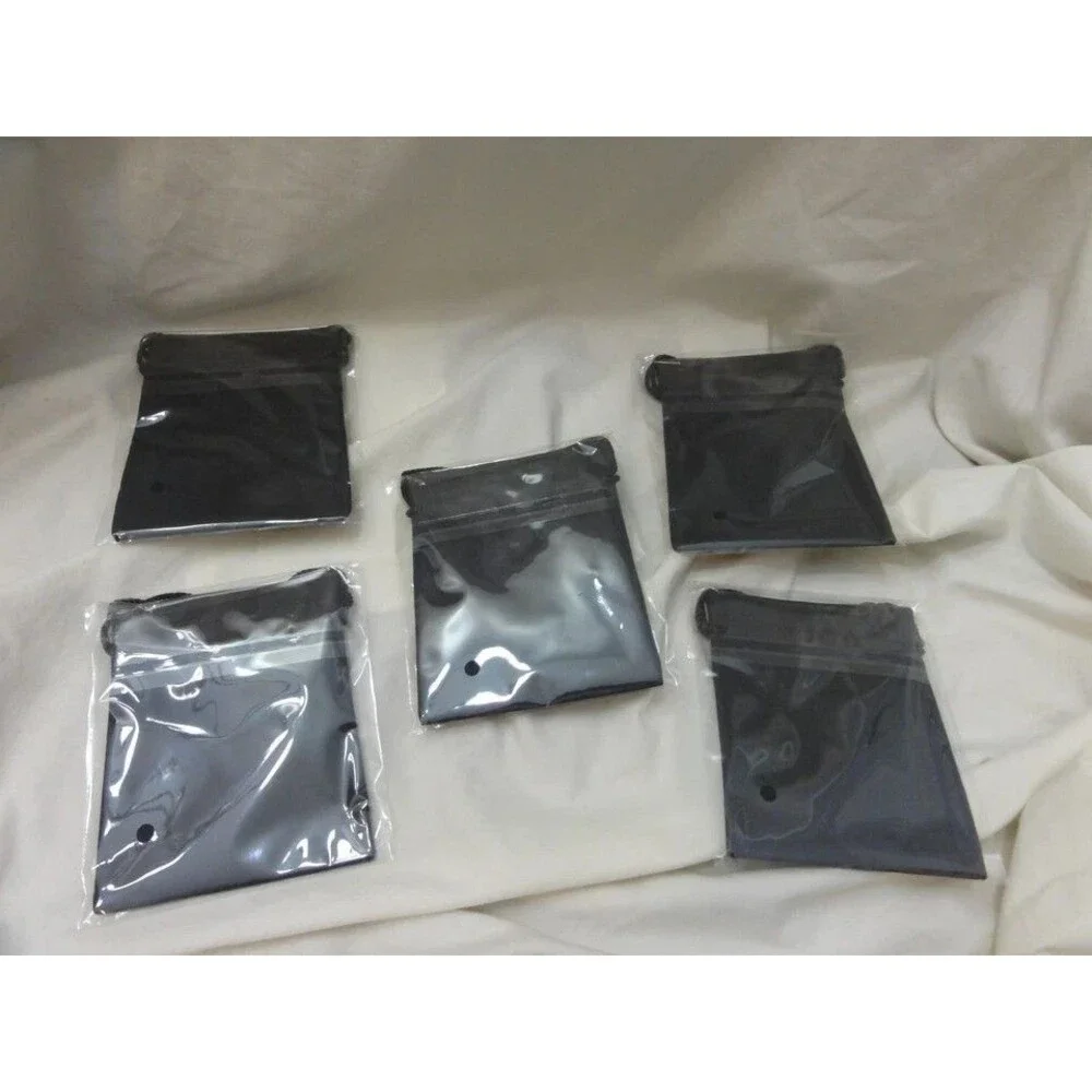 Lot of 5 David Yurman Black Medium Pouches  4.3” x 3.5 Medium for Bangles, NWOT